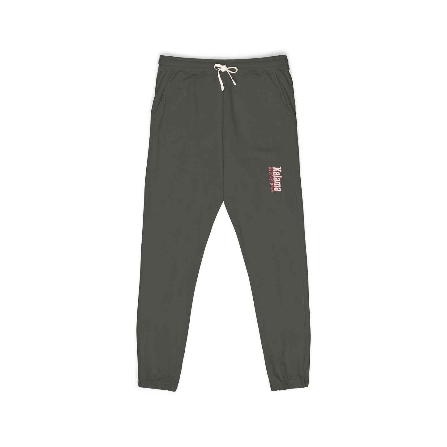 Kalama Racing Club Heather Olive 'Weekend Mode' Sweatpants — Garment-Dyed Fleece Joggers
