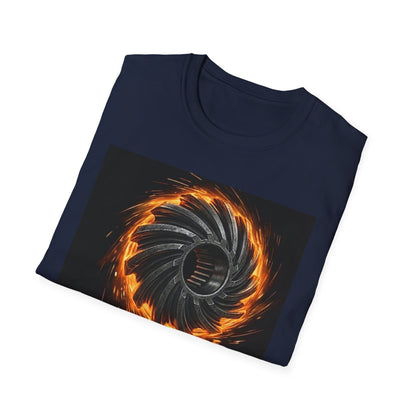 Sunflower Blueprint T-Shirt — Botanical Diagram Tee (Kalama Design)