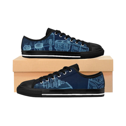 Blueprint Tech Graphic Sneakers — Men's Casual Low-Top Shoes