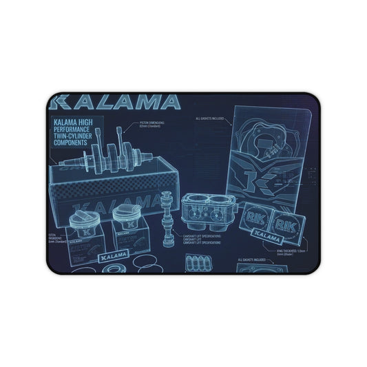 Desk Mat — Blue Blueprint Gaming Gear Desk Mat
