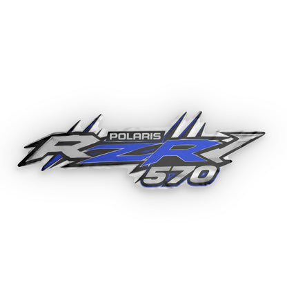 For RZR 570 Graphic Shaped Pillow — Custom ATV Logo Cushion