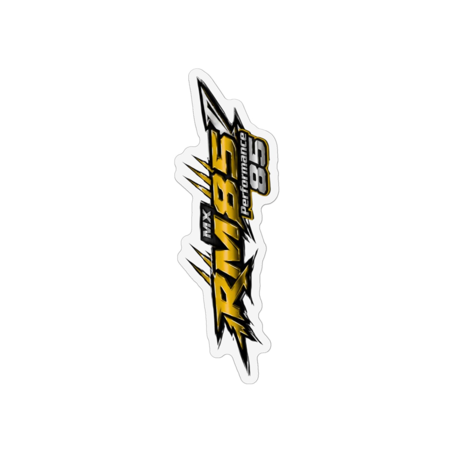RM85 Die-Cut Magnet — 'RMM85 Racing' Logo Car Sticker Magnet