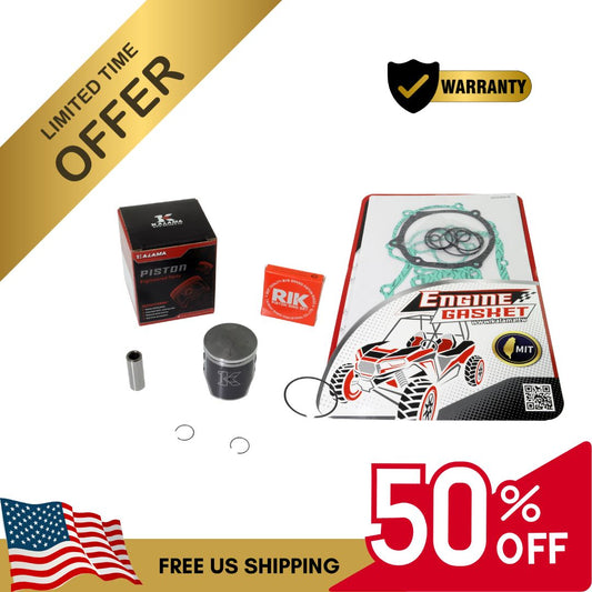 KALAMA Piston Kit, Complete Top & Bottom End Engine Gasket Set for Yamaha YZ80 93~01