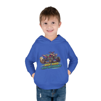 Toddler Hoodie — "Ride Hard, Stay Unstoppable" ATV Pullover