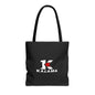 Kalama Logo Tote Bag — Black Branded Everyday Shopper