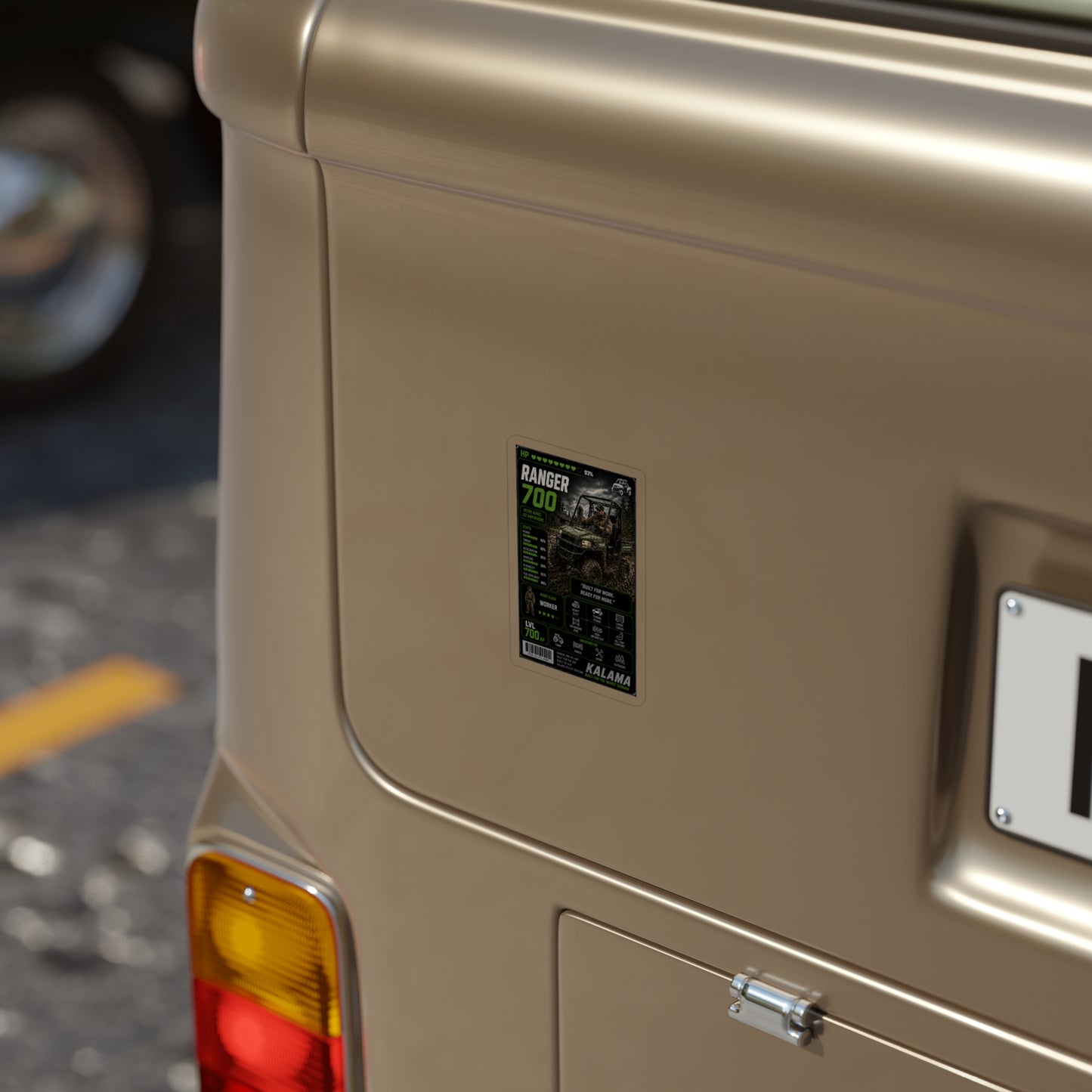 Ranger 700 Off-Road UTV Sticker — Die-Cut Transparent Outdoor Decal