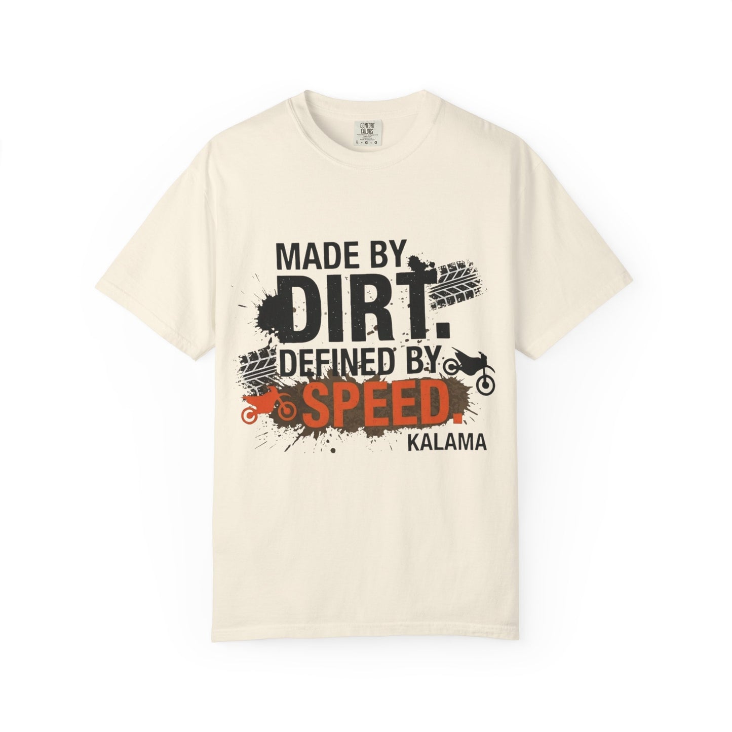Motocross T-Shirt — "Made by Dirt, Defined by Speed" Off-Road Racing Tee