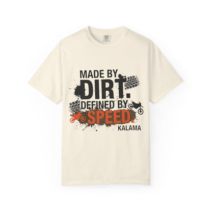 Motocross T-Shirt — "Made by Dirt, Defined by Speed" Off-Road Racing Tee