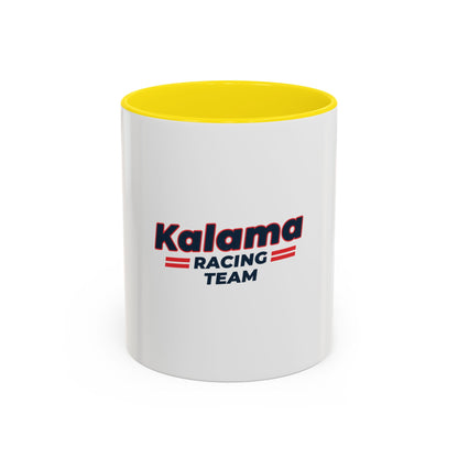Kalama Racing Team Accent Coffee Mug – Retro Motorsport Design (11/15 oz)