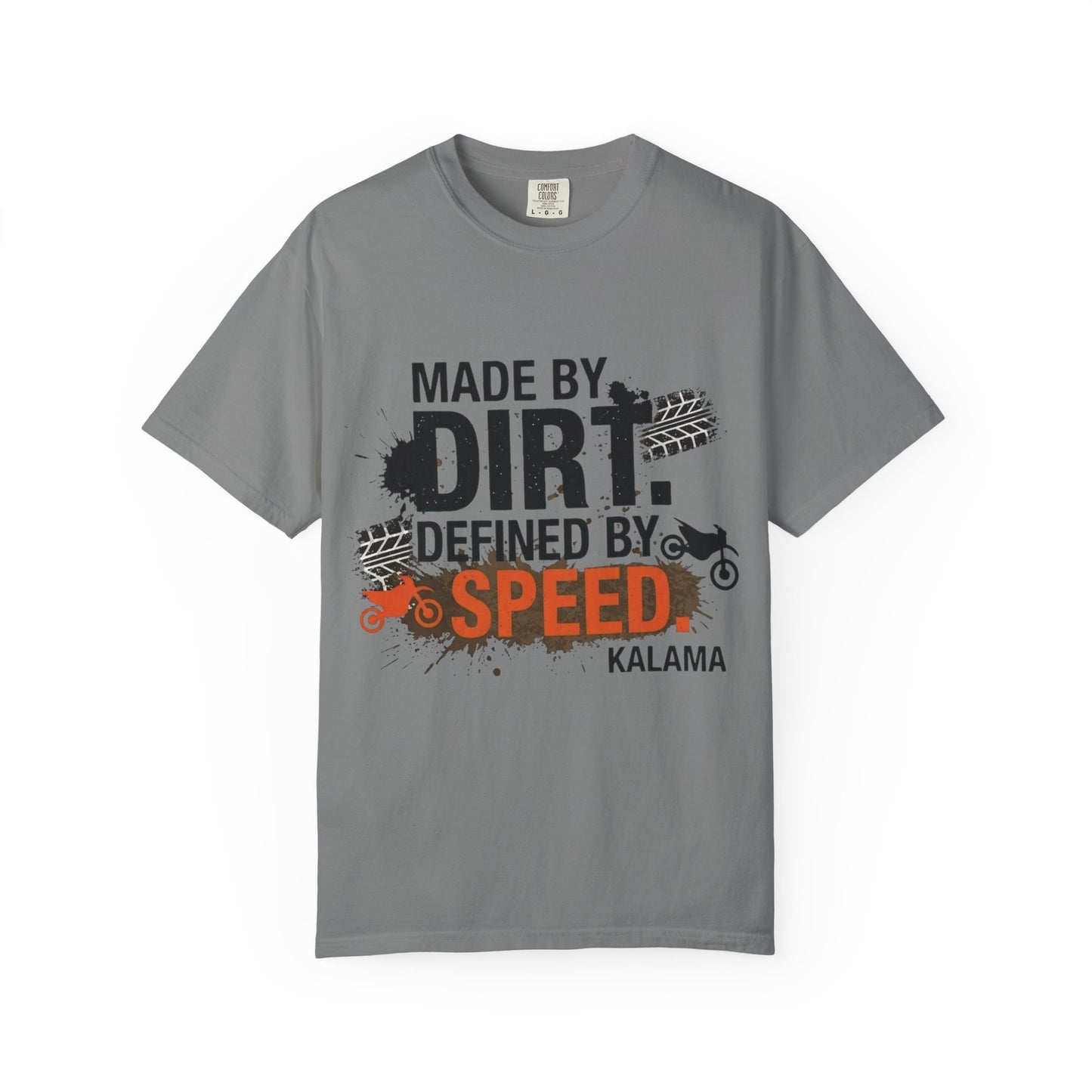 Motocross T-Shirt — "Made by Dirt, Defined by Speed" Off-Road Racing Tee