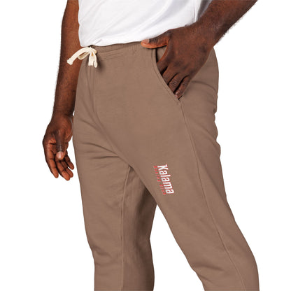 Kalama Racing Club Heather Olive 'Weekend Mode' Sweatpants — Garment-Dyed Fleece Joggers