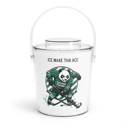 Panda Hockey Ice Bucket with Tongs – Team Spirit Cooler