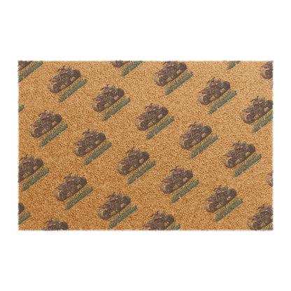 Doormat — Vintage Pickup Truck Pattern Welcome Mat