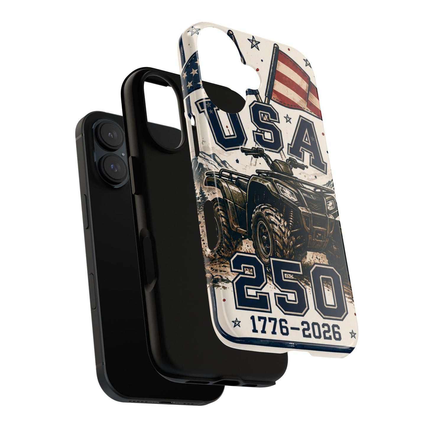 USA 250 Year ATV Phone Case — Patriotic 1776–2026 Off-Road Protective Cover