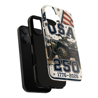 USA 250 Year ATV Phone Case — Patriotic 1776–2026 Off-Road Protective Cover