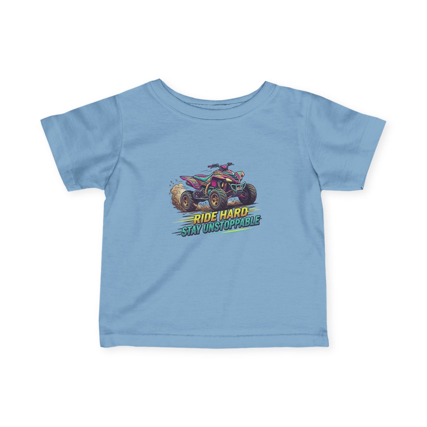 Infant Tee — "Unstoppable" ATV Racer Baby T‑Shirt