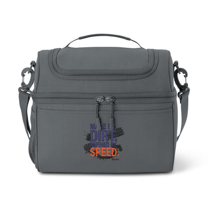 Insulated Cooler Bag — "Dirt Speed" Motorsports Lunch Cooler