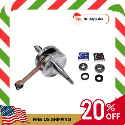 Limited Time Sale KALAMA Crankshaft, Main Bearing & Oil Seal Kit for Yamaha YZ80 1993~2001