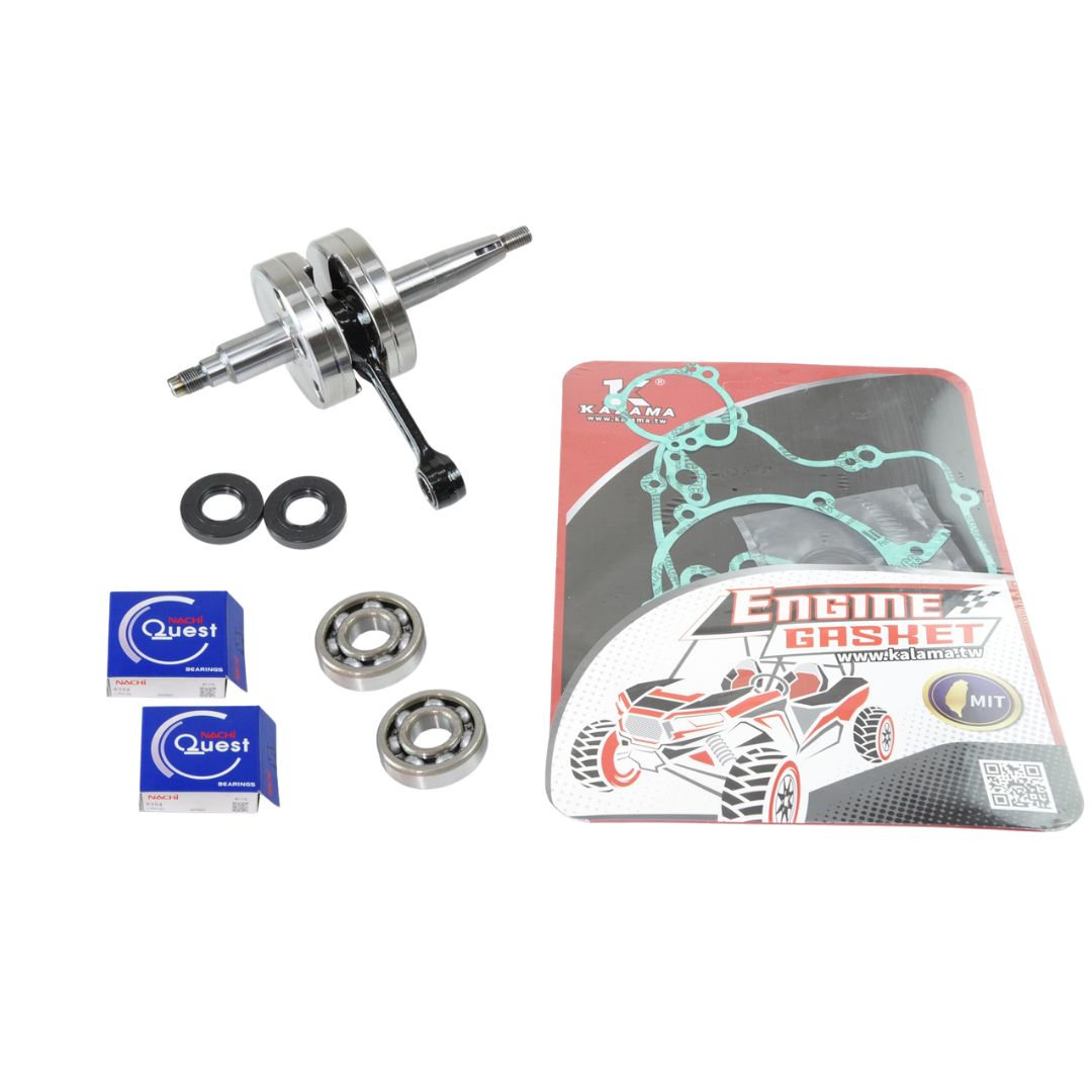 Fit KAWASAKI ENGINE REBUILD KIT KX 60 CRANKSHAFT MAIN BEARING GASKETS 86-03 KX60