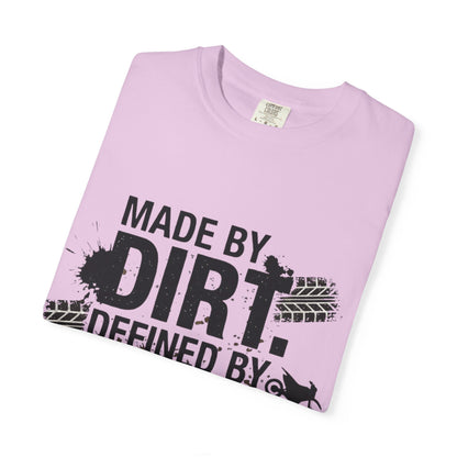 Motocross T-Shirt — "Made by Dirt, Defined by Speed" Off-Road Racing Tee