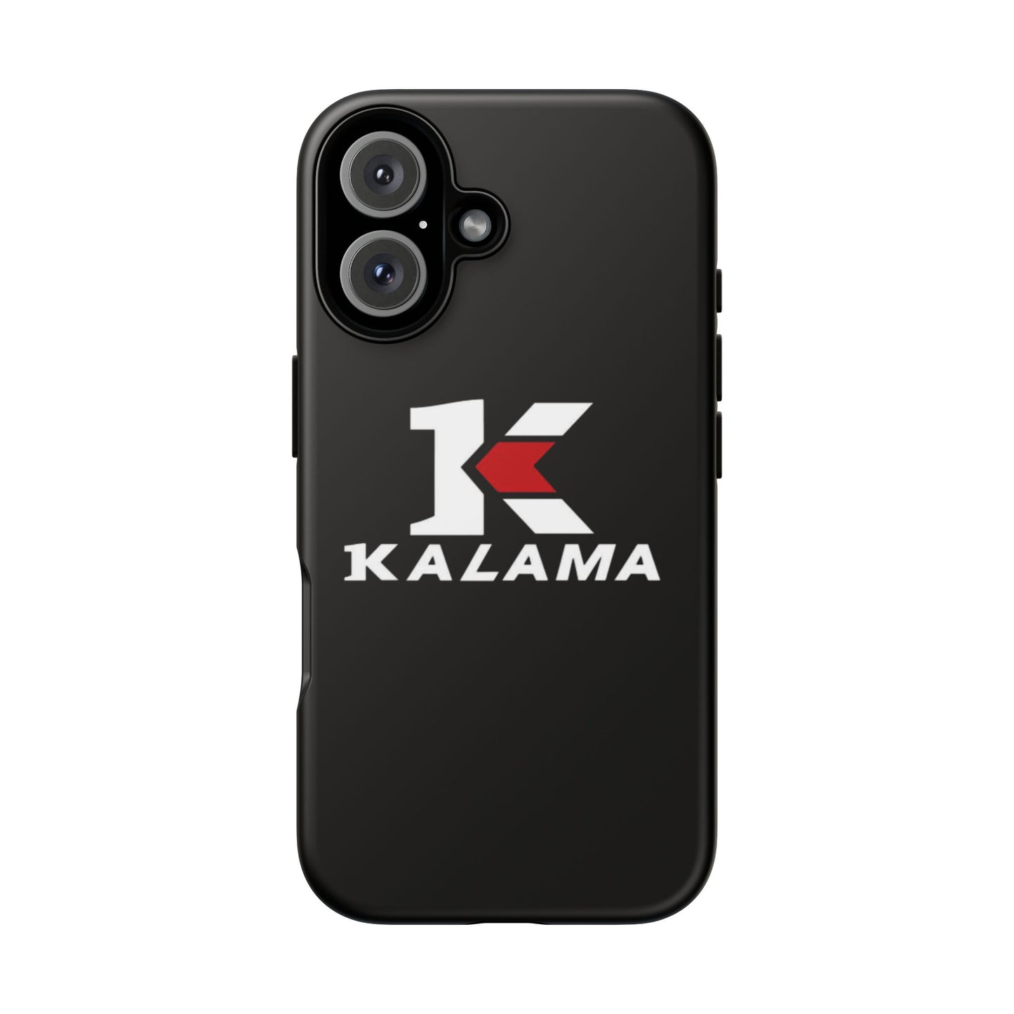 Kalama Logo Tough Phone Case — Glossy Black Protective Case