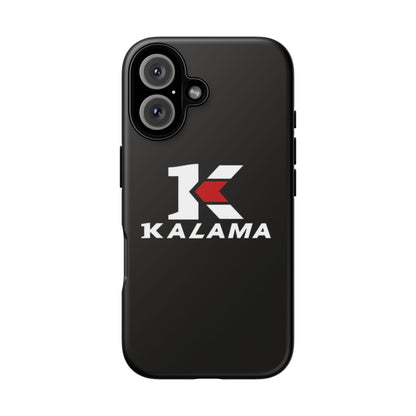 Kalama Logo Tough Phone Case — Glossy Black Protective Case