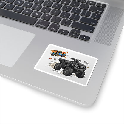 ATV 750 Sticker — Off-Road All-Terrain Vehicle Kiss-Cut Decal