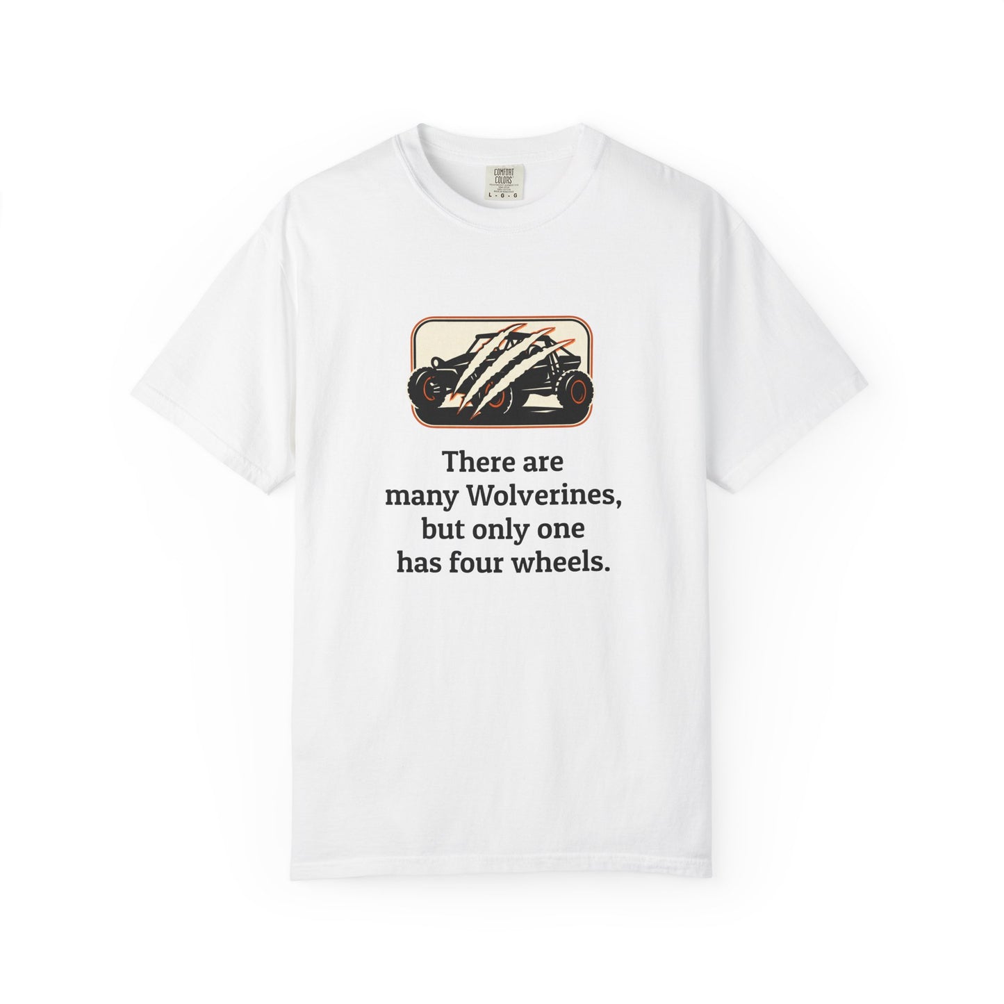 T-Shirt — "There are many Wolverines, but only one has four wheels" Vintage Car Tee