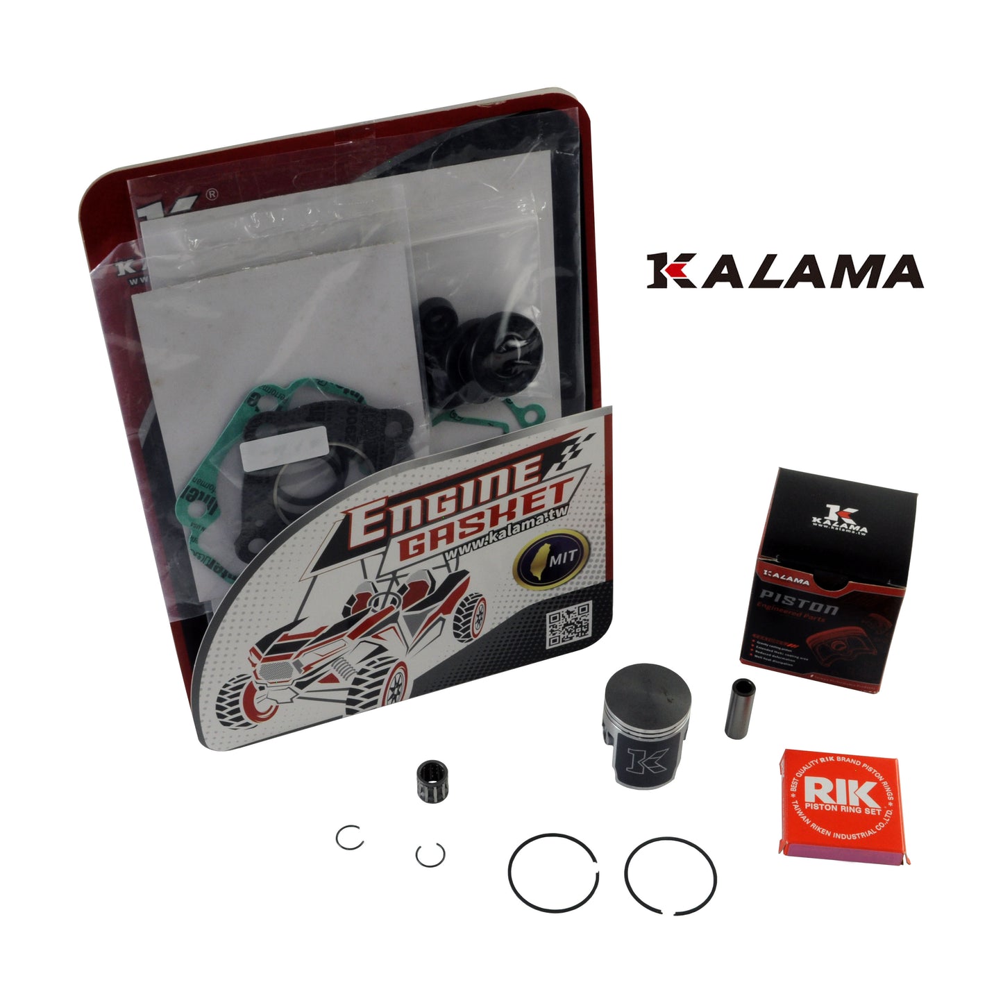 Limited Time Sales For Kawasaki KX 60 Piston Kit NRB Gasket Set 1986~2003