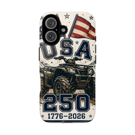 USA 250 Year ATV Phone Case — Patriotic 1776–2026 Off-Road Protective Cover