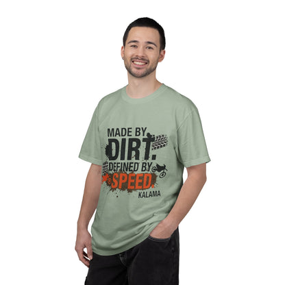 Motocross T-Shirt — "Made by Dirt, Defined by Speed" Off-Road Racing Tee