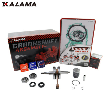 Kalama Rebuild Engine for Yamaha YZ80 93~01 Crankshaft Piston Gasket Bearing Kit