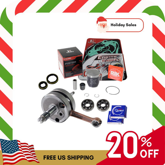 Limited Time Sale For Suzuki RM85 02~24 Engine Rebuild Kit Crankshaft Crank Main Bearing Piston