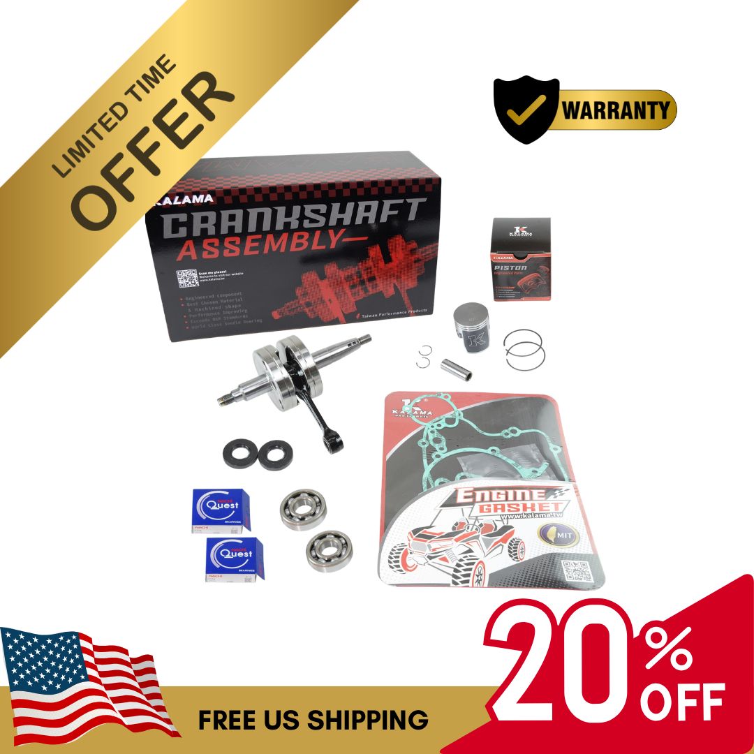 Limited Time Sales For KAWASAKI ENGINE REBUILD KIT KX 60 CRANKSHAFT PISTON GASKETS 1986-2003 KX60