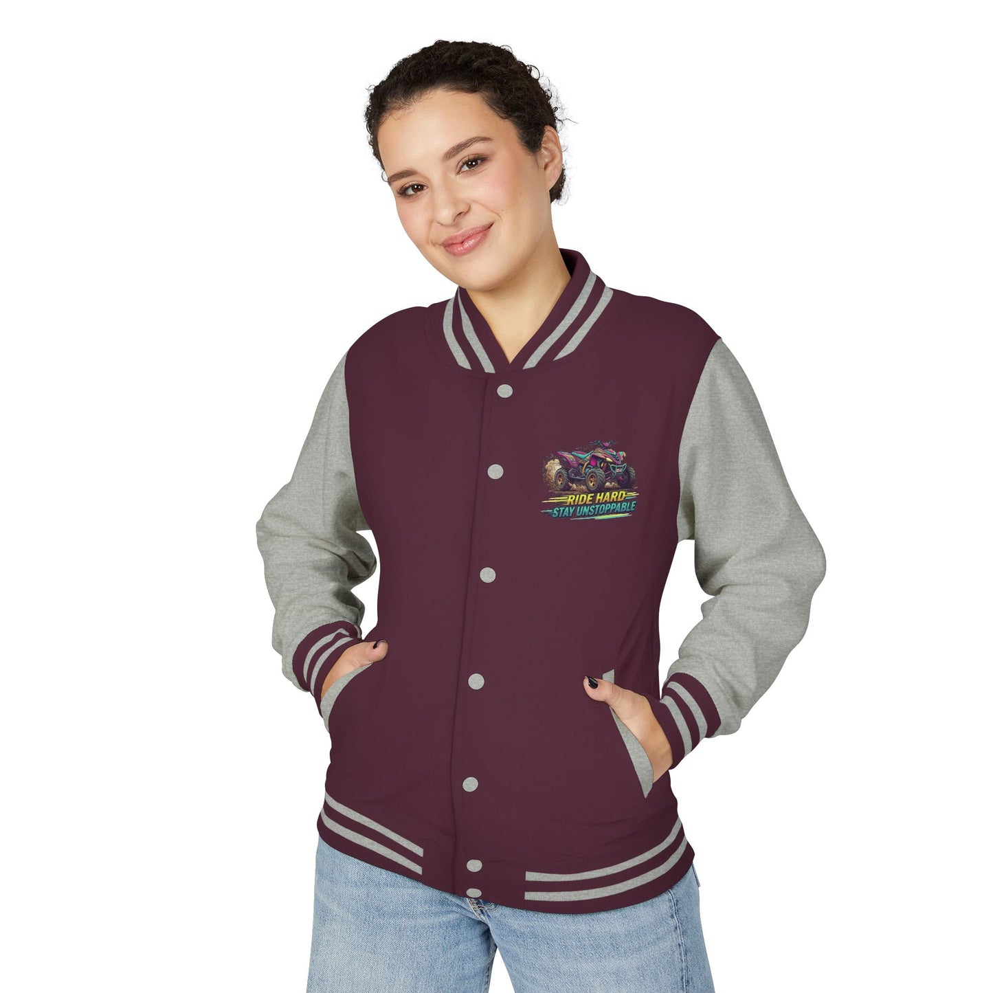 Letterman Jacket — Vintage Racecar Team Varsity Jacket