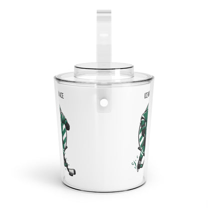 Panda Hockey Ice Bucket with Tongs – Team Spirit Cooler