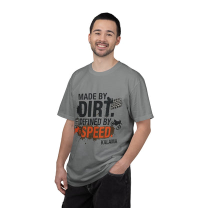 Motocross T-Shirt — "Made by Dirt, Defined by Speed" Off-Road Racing Tee