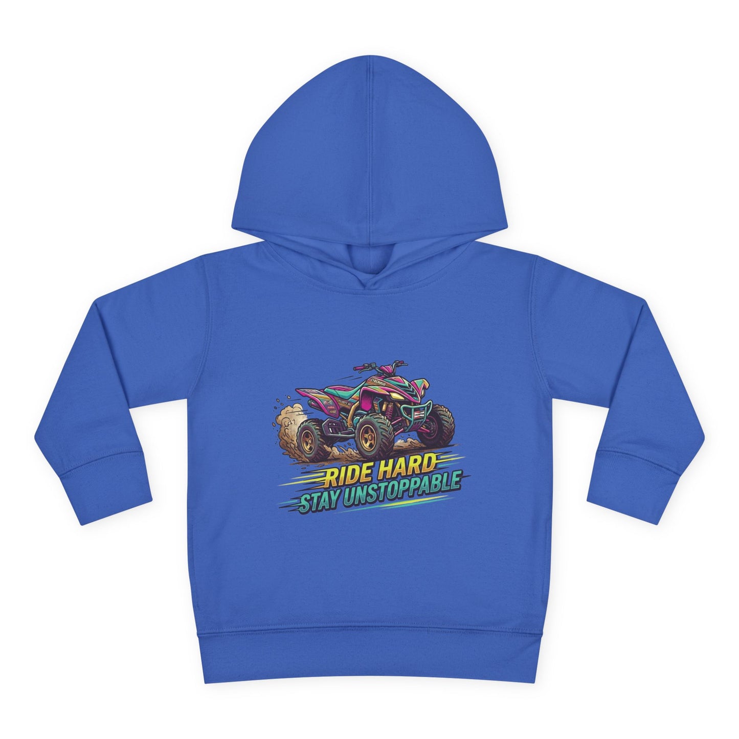 Toddler Hoodie — "Ride Hard, Stay Unstoppable" ATV Pullover