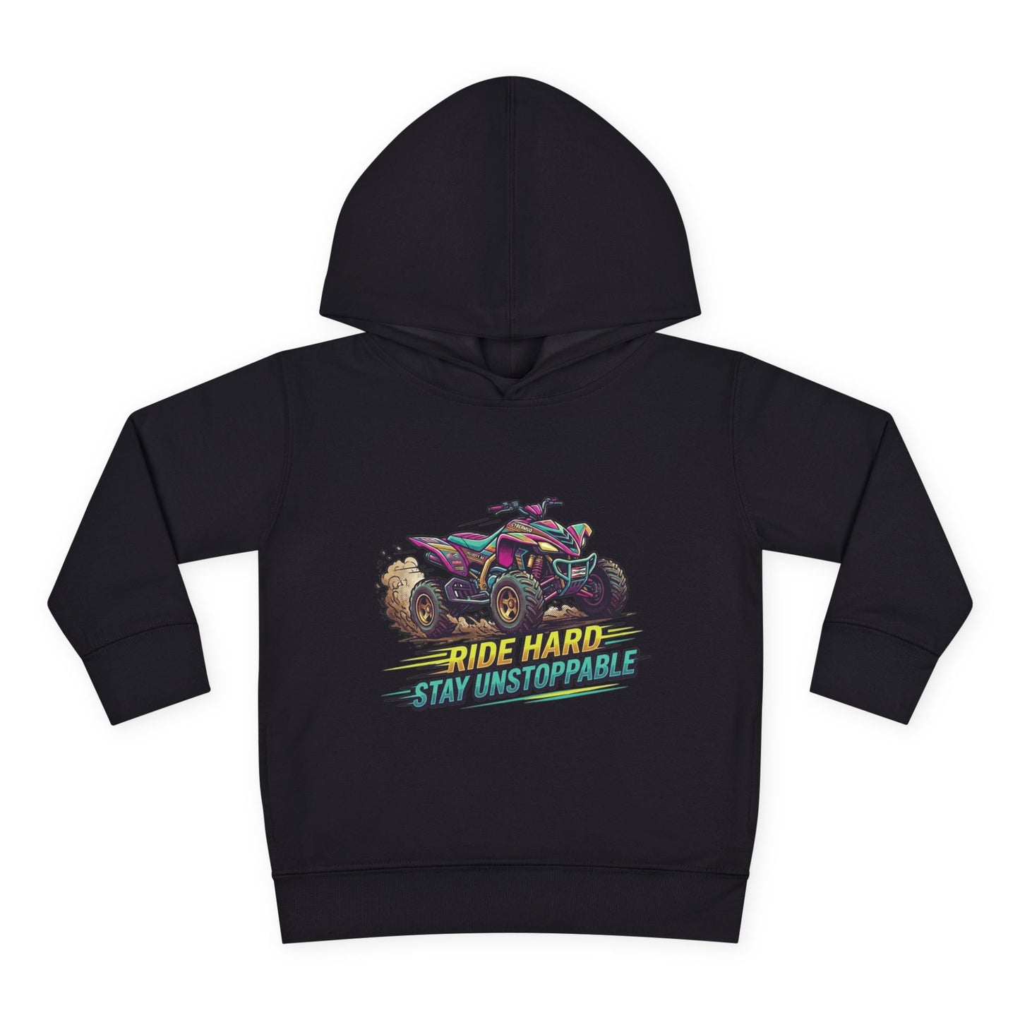 Toddler Hoodie — "Ride Hard, Stay Unstoppable" ATV Pullover