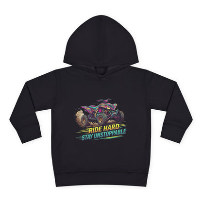 Toddler Hoodie — "Ride Hard, Stay Unstoppable" ATV Pullover