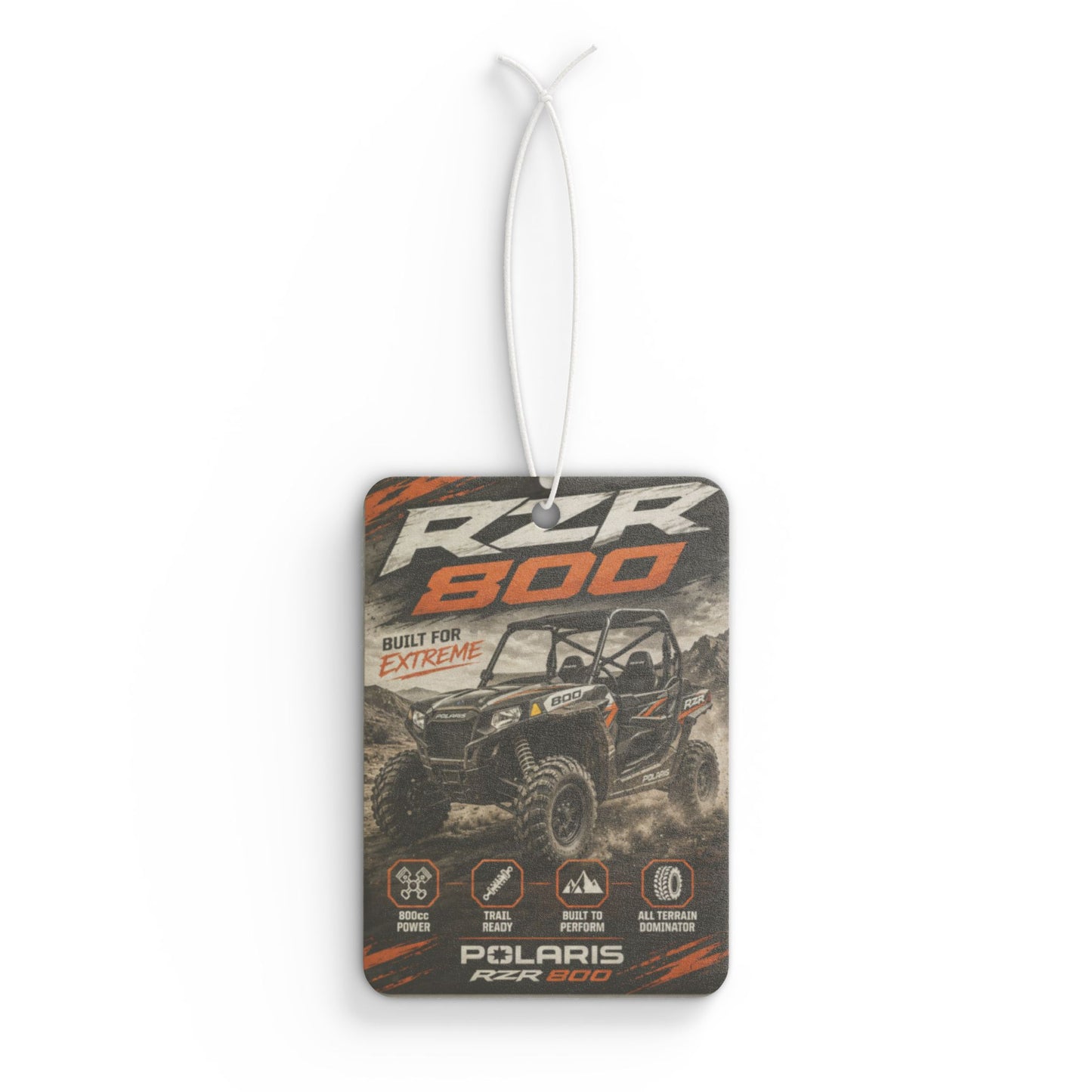Off-Road RZR 800 Car Air Freshener — Polaris Ranger Scented Hanging Tag