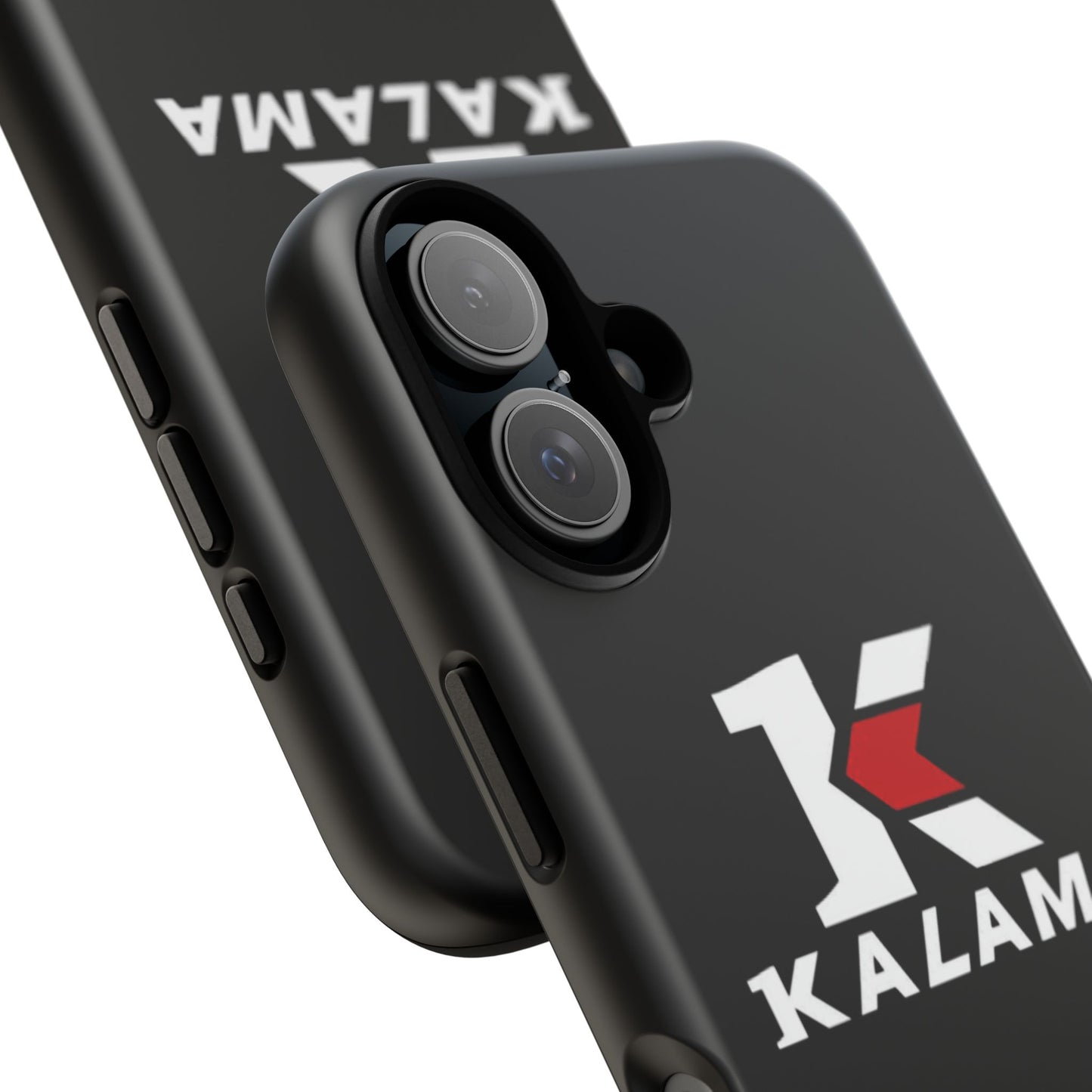 Kalama Logo Tough Phone Case — Glossy Black Protective Case