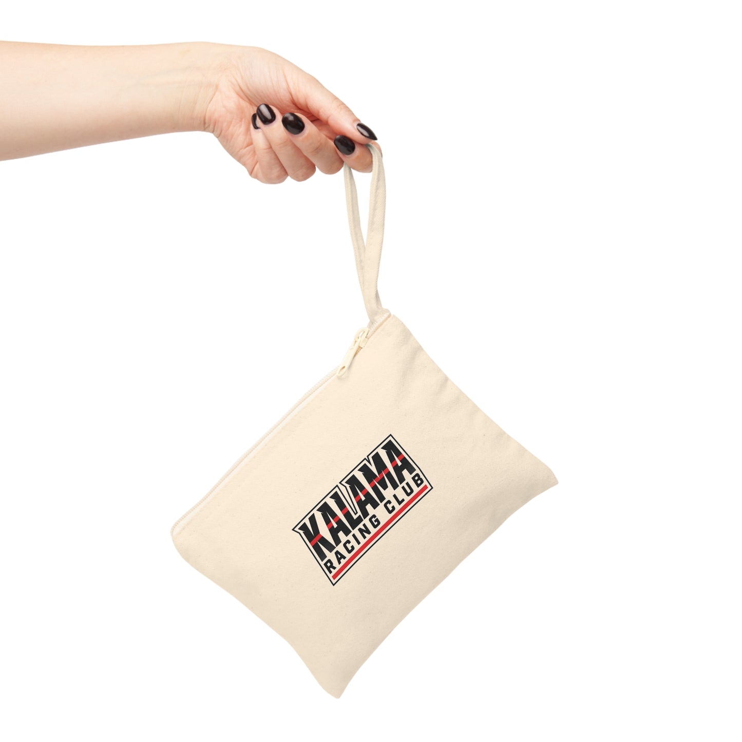 Kalama Racing Club Zipper Pouch — Motorsport Accessory Wristlet