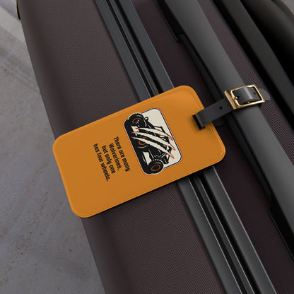 Wolverine Truck Luggage Tag — "There are many Wolverines, but only one has four wheels"