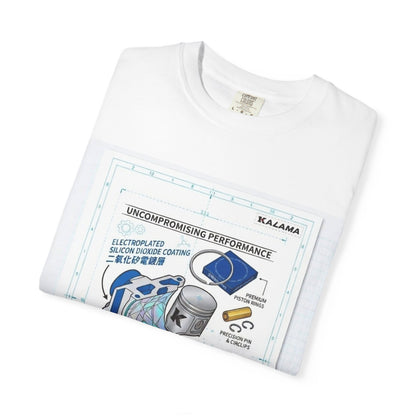 T-Shirt — Technical Diagram Graphic Tee (Japanese Label)
