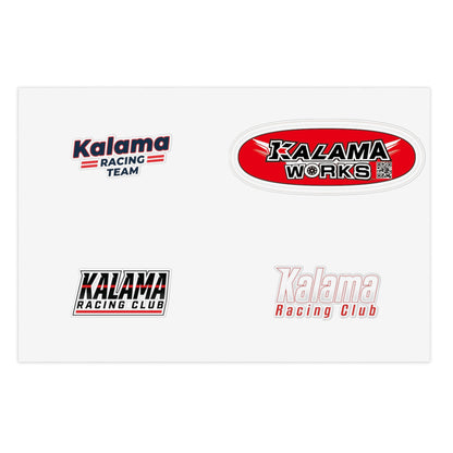 Kalama Racing Team Holographic Sticker Pack — 5-Sticker Sheet