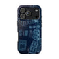 Blueprint Tech Phone Case — Engineering X-Ray Smartphone Cover