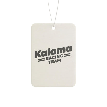 Kalama Racing Team Car Air Freshener — Retro Motorsport Scented Tag