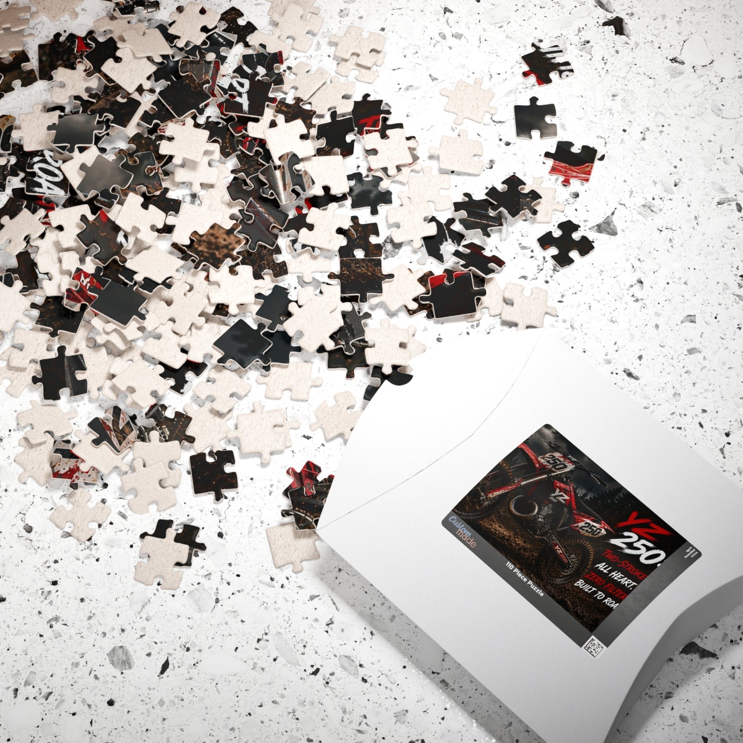 YZ 250 Dirt Bike Puzzle — 110/252/520/1014-Piece Moto Jigsaw