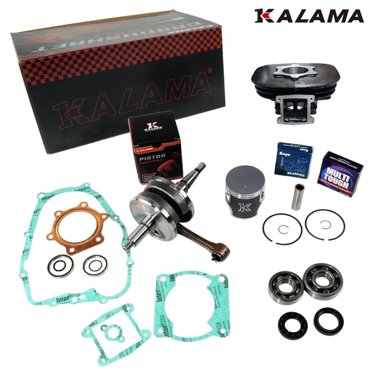 Kalama Engine Rebuild Kit for Yamaha Blaster 200 Crankshaft Crank Bearings Oil Seals Cylinder Piston Engine Gasket Set 1988~2006